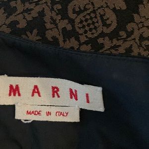 Black Marni skirt size 44 Italian made